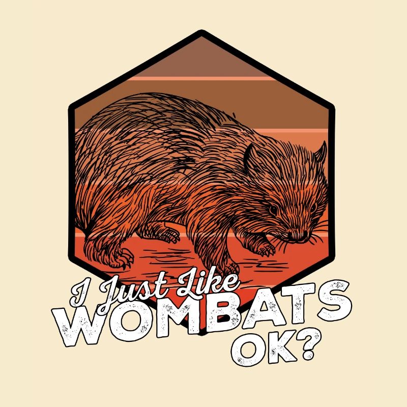 Wombat Wombats Plumbeutler Geschenk