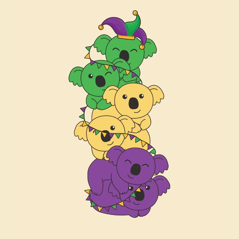 Que les manigances commencent Mardi Gras Koala Tower