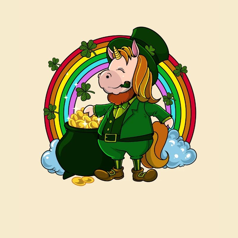 Licorne Leprechaun - Licorne de St Patrick