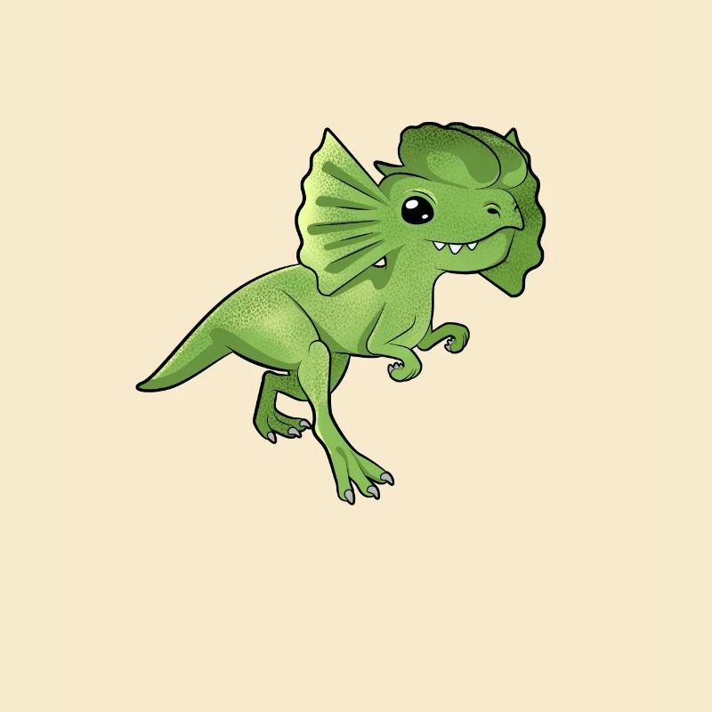 Cartoon Dilophosaurus