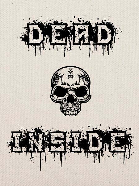 dead inside in black