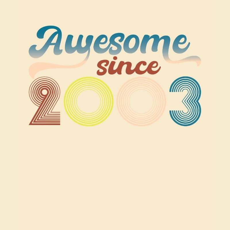 Fantastic since 2003 retro 19th Bitrthday