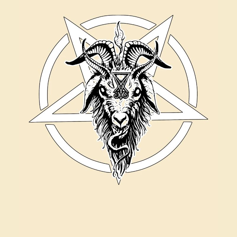 Satan Baphomet Devil Pentagramme
