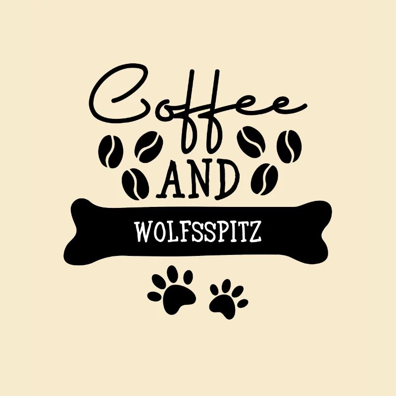 Coffee and wolfsspitz