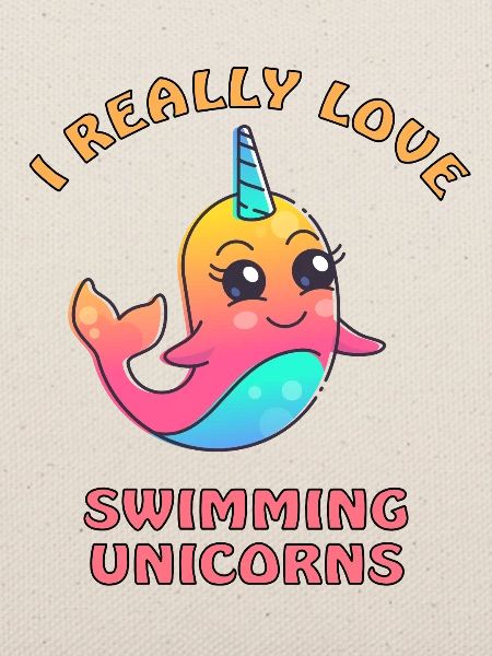 ich liebe schwimmende Einhörner