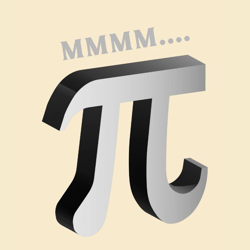 Mmmm Pi Drôle de Math et Pie Lover Design pour Pi Day