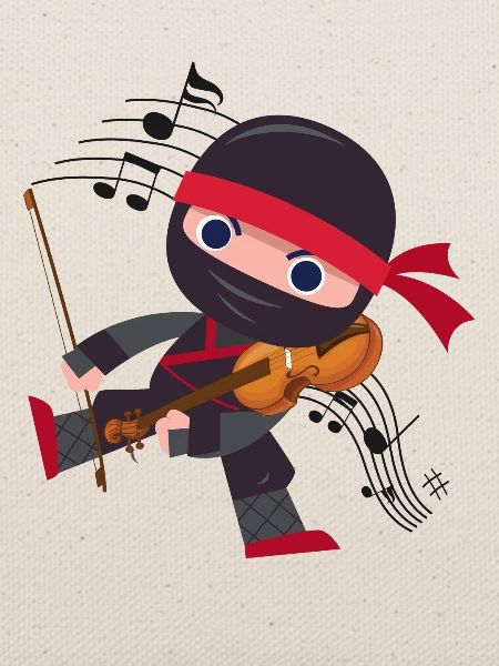 Violin Violinist Ninja Violin