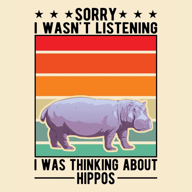 Nilpferd Geschenk Flusspferd Hippo