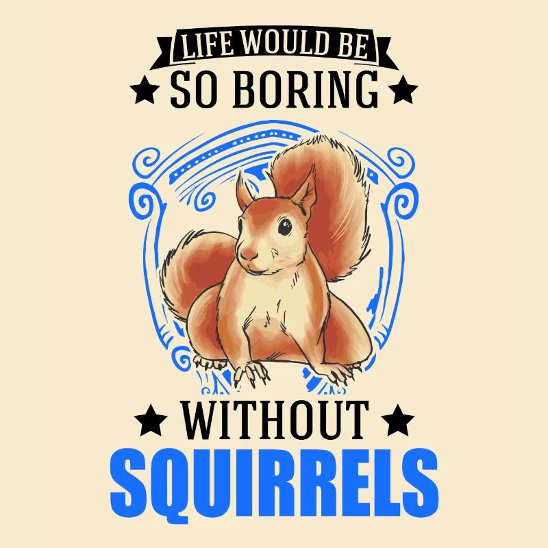 Eichhörnchen Geschenk Squirrel Grauhörnchen