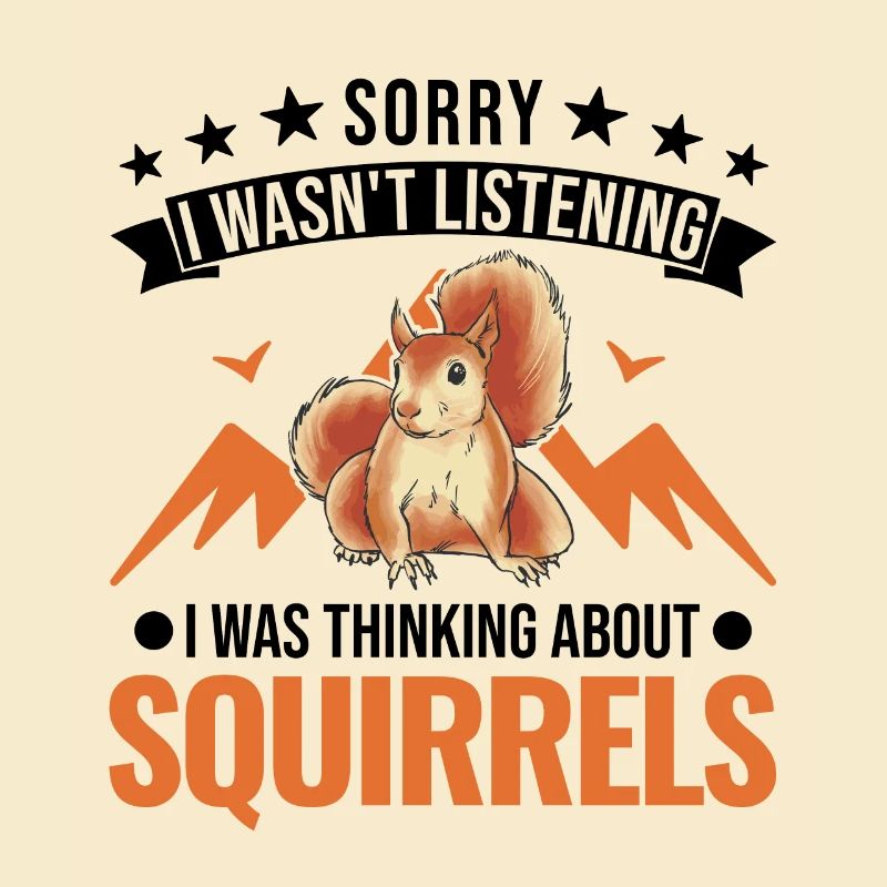 Eichhörnchen Geschenk Grauhörnchen Squirrel