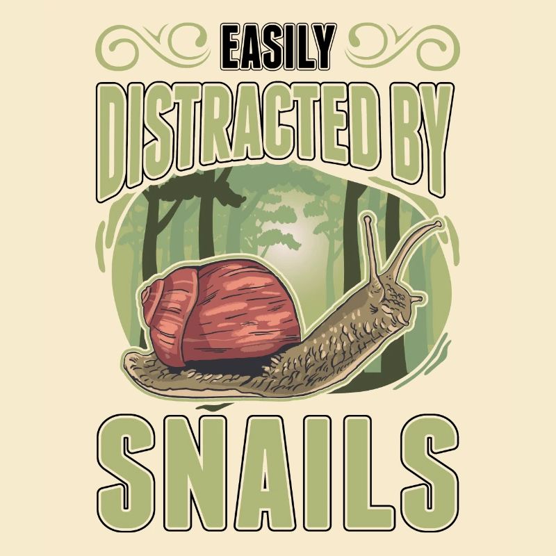Easily distracted by Snails Schnecke