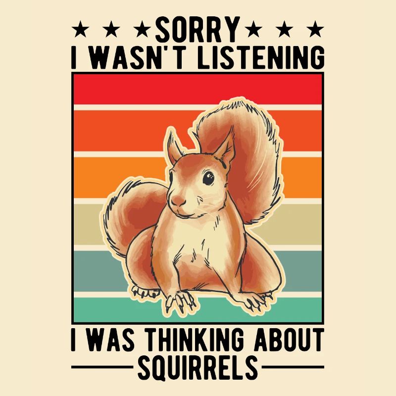 Eichhörnchen Geschenk Grauhörnchen Squirrel
