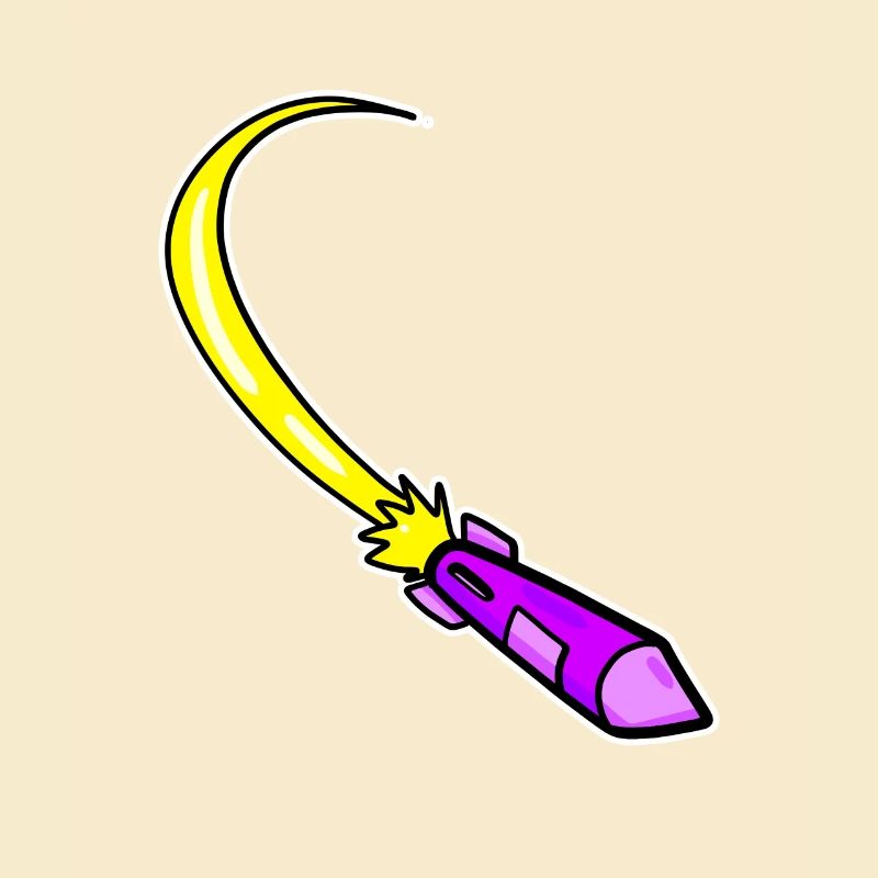 Fusée violette