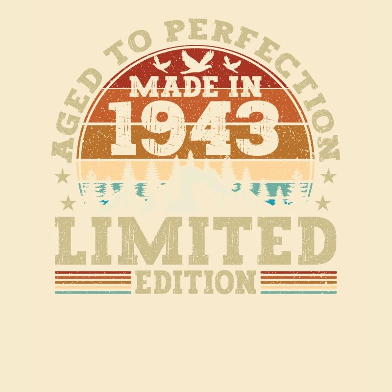 Geburt der Legenden 1943 Geburtstagsgeschenk