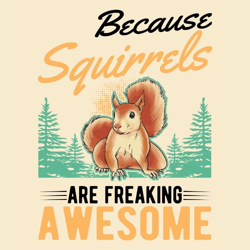 Eichhörnchen Geschenk Squirrel Grauhörnchen
