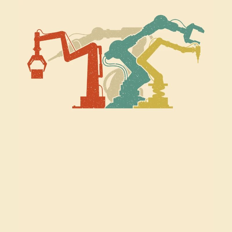 Robot Robotics Engineer Retro