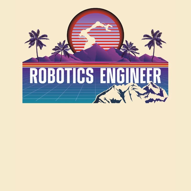 Robot Robotics Engineer Retro