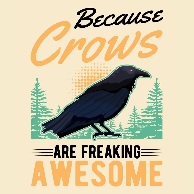 Because Crows are freaking awesome Krähe