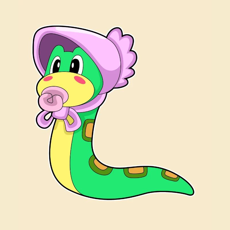 Sucette Serpent Bébé