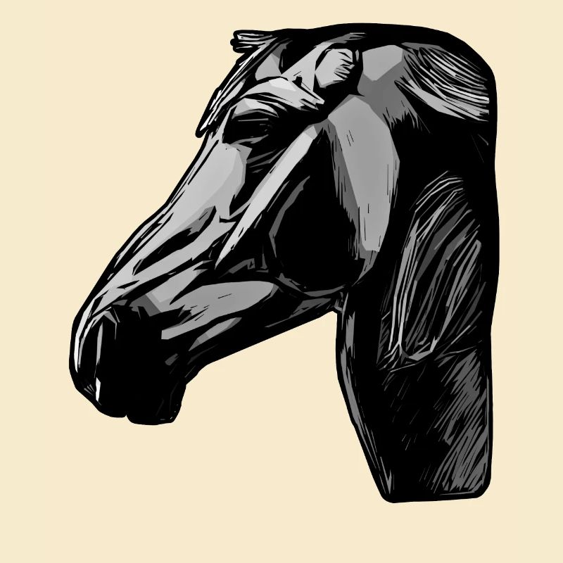 Motif d’animal de cheval