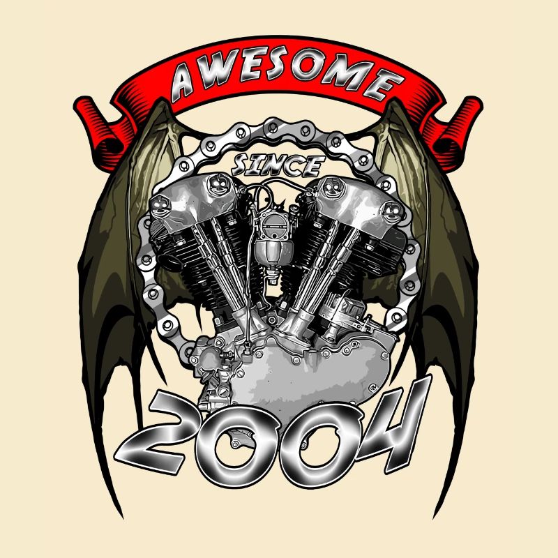 Awesome since 2004, Biker Geburtstag