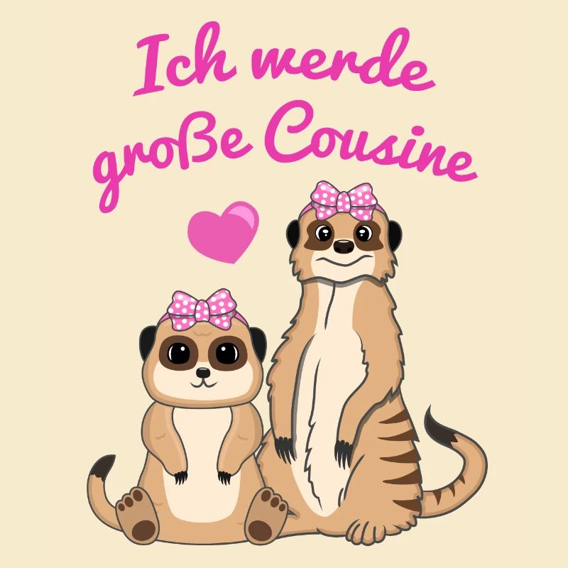 Ich Werde Große Cousine Erdmännchen Geschenk