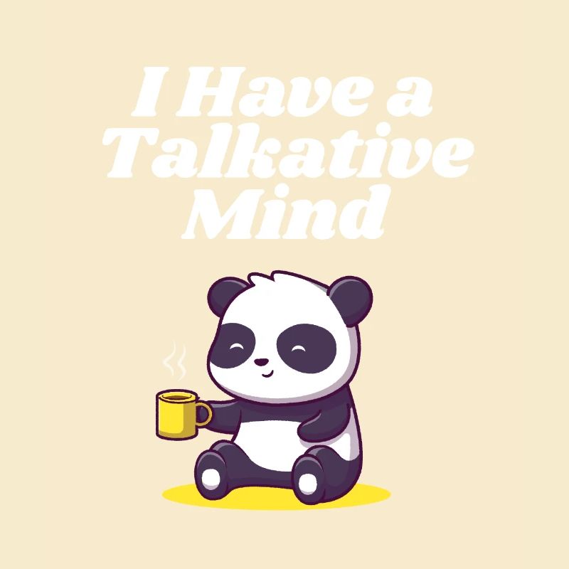 I have a talkative mind introverted