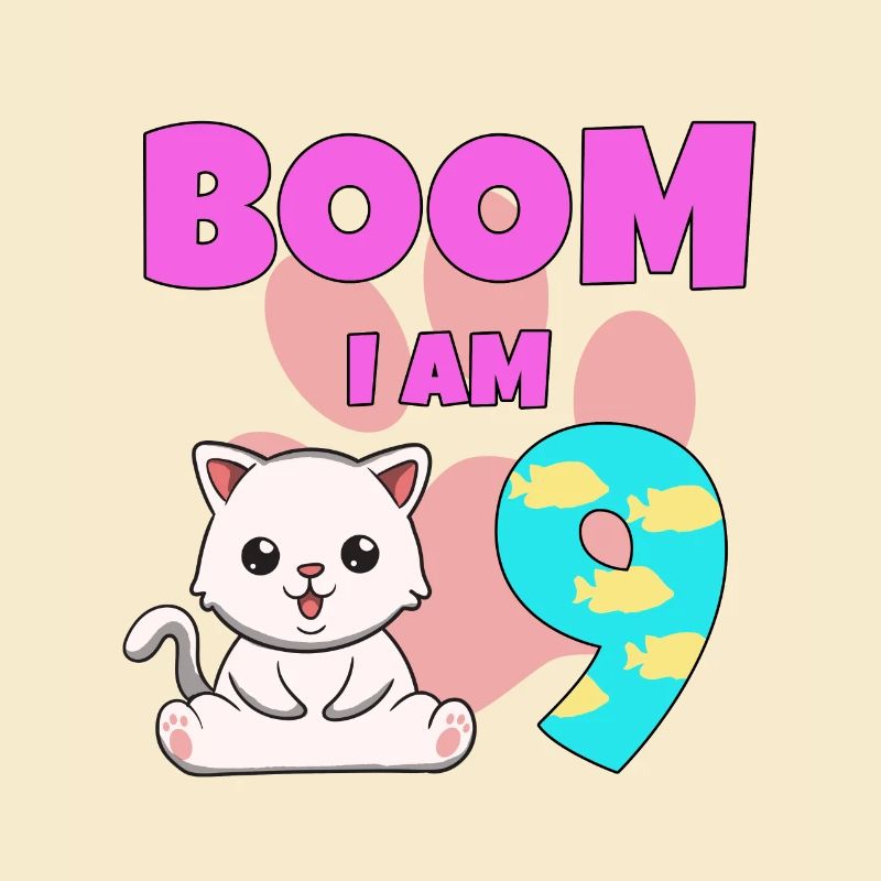 Chat de 9e anniversaire