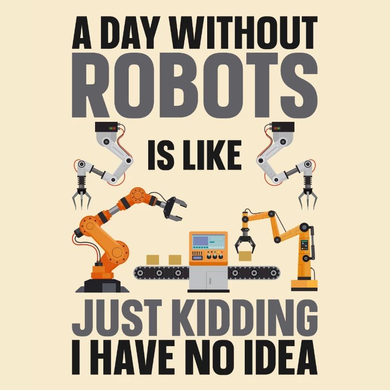 Robot Robotics Engineer A Day