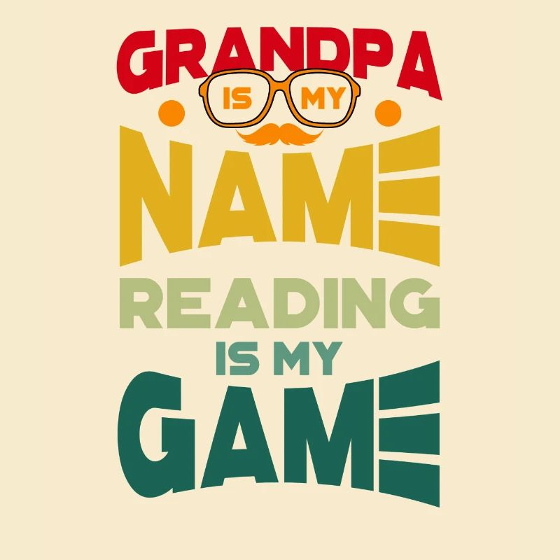Grand-père est mon nom La lecture est mon jeu