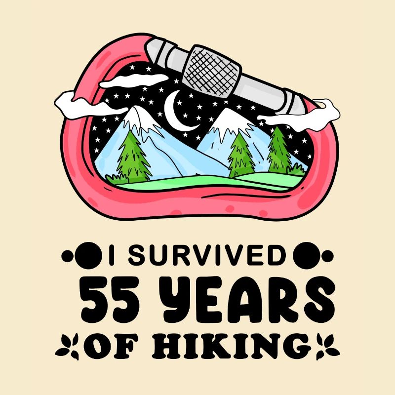 Mountain Wanderer 55th Birthday 55 Years Old Gift