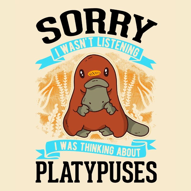 Schnabeltier Geschenkidee Platypus