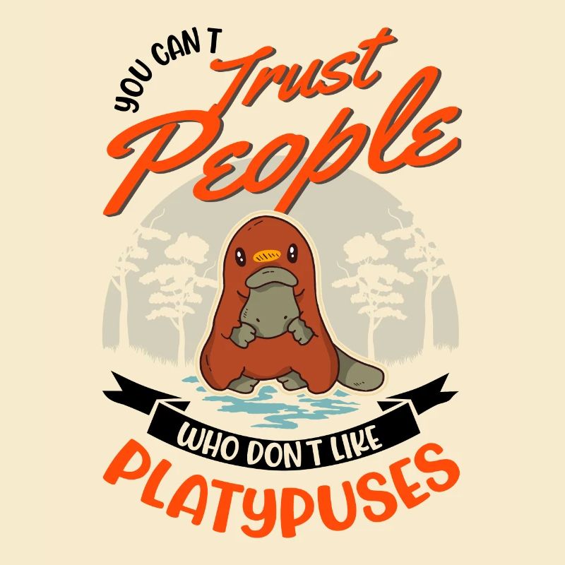 Schnabeltier Geschenk Platypus