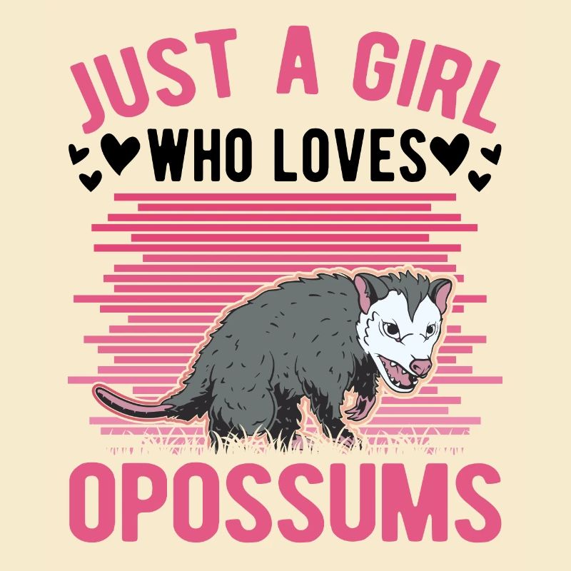 Opossum Mädchen Possum Beutelratte