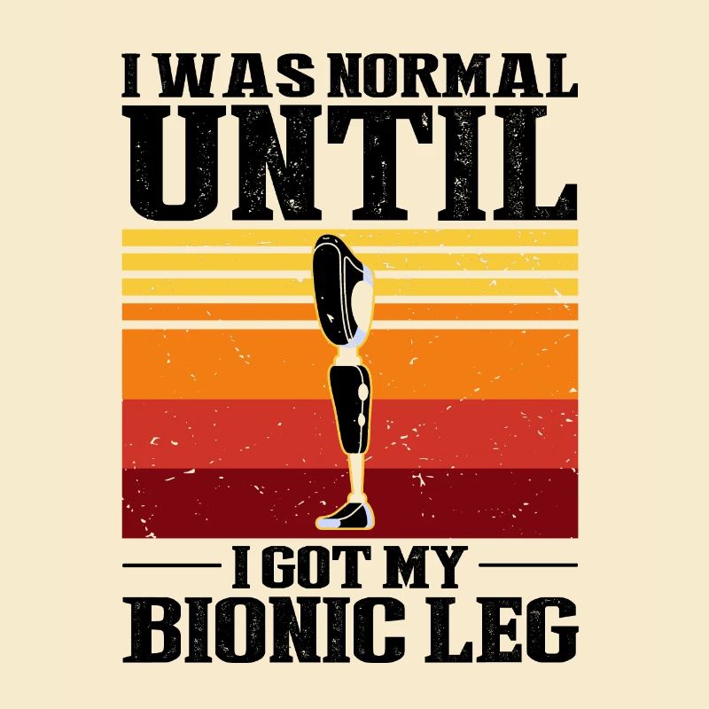 Artificial leg design for leg prostheses