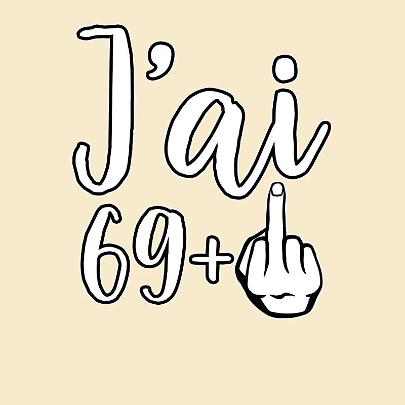 Ich bin 69 Plus 1 Mittelfinger 70. Geburtstag