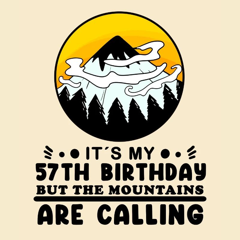 57e anniversaire Mountains Mountain Summit - 57 ans