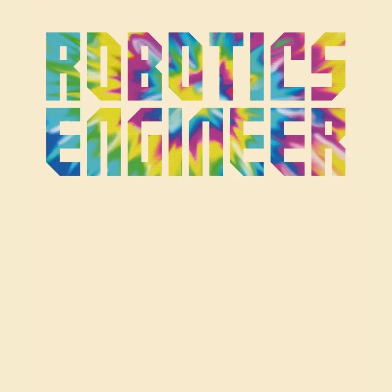 Robot Robotics Engineer Tie Dye