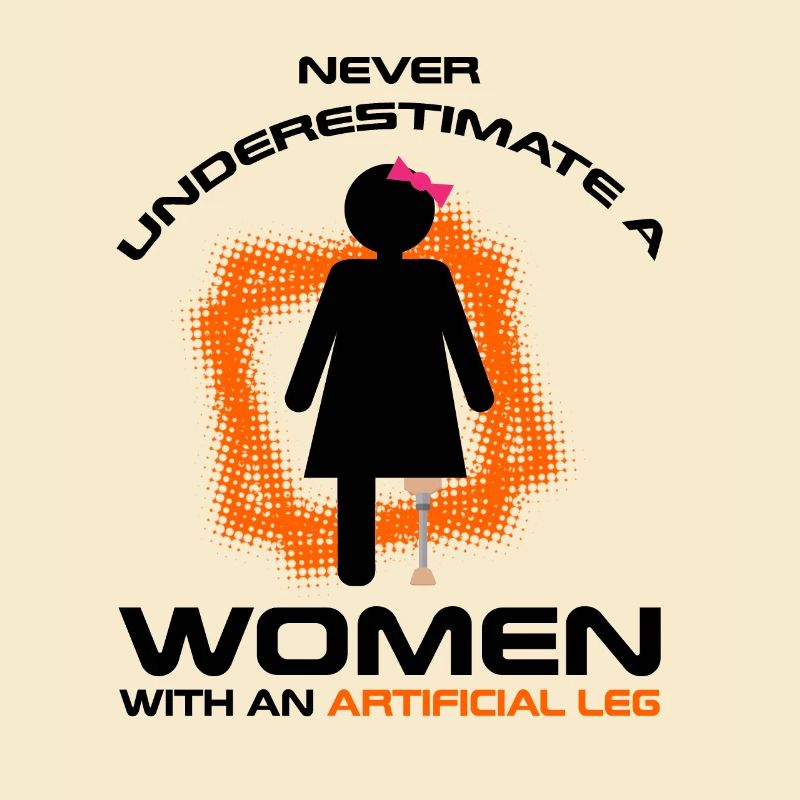 Artificial leg design for leg prostheses