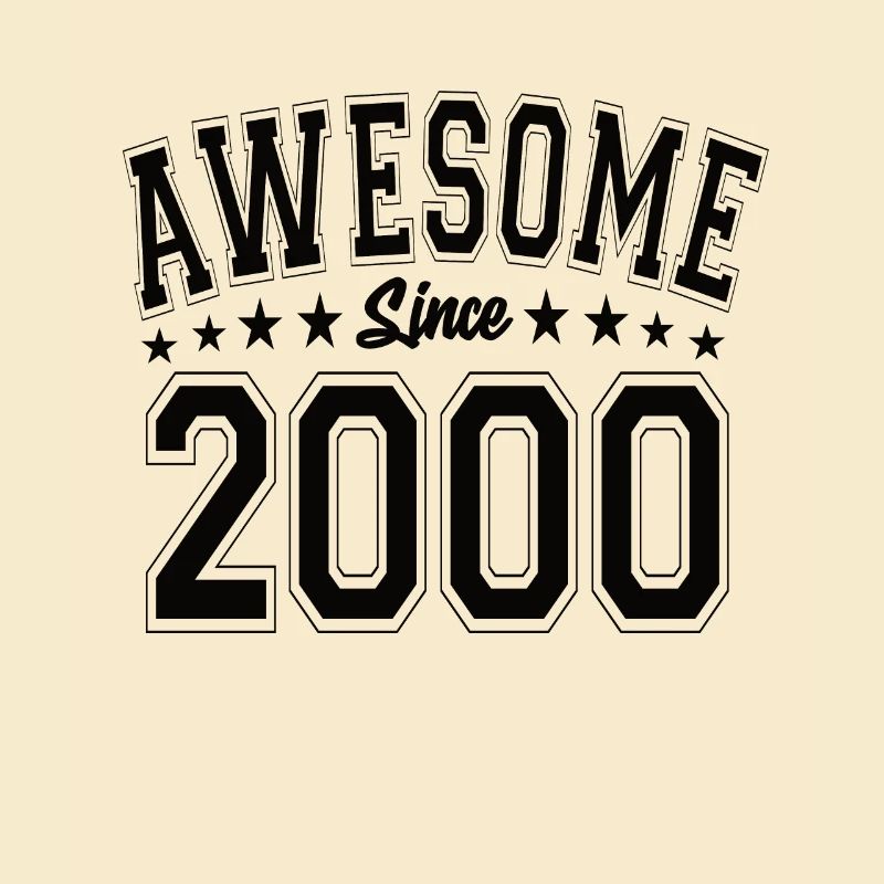 Awesome Since 2000 Geburtstag 2000 Vintage 2000