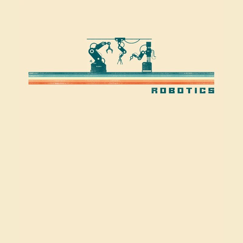 Robot Robotics Engineer Retro