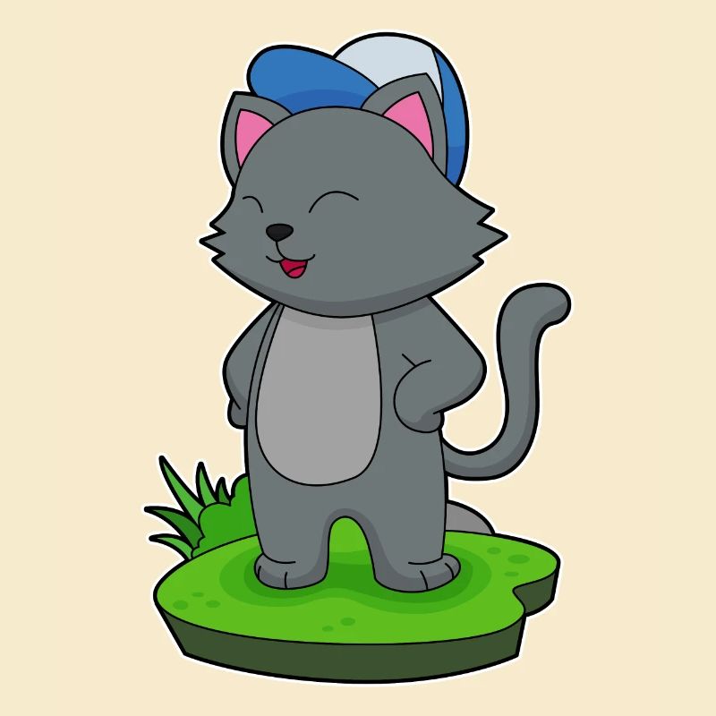 Katze Cap
