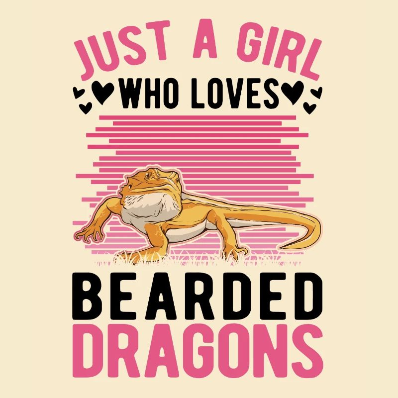 Bartagame Mädchen Bearded Dragon