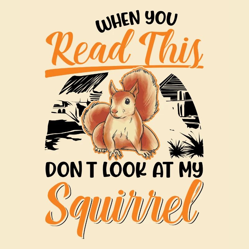 Eichhörnchen Geschenk Grauhörnchen Squirrel