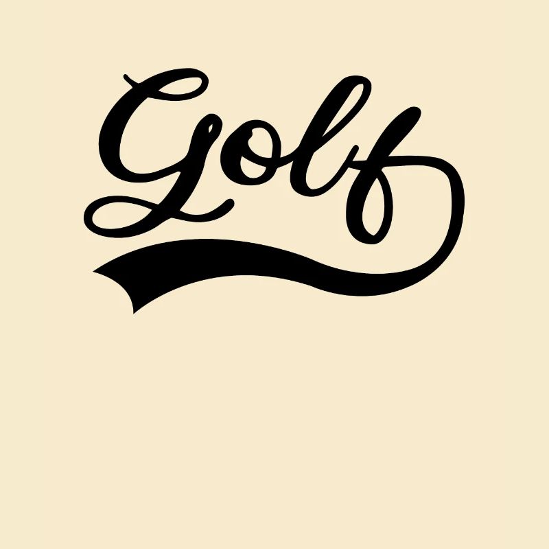 Golf Schriftzug