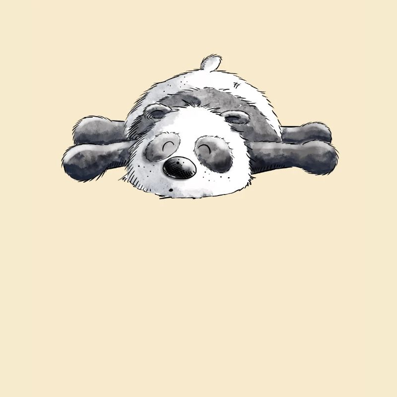 Träumender Panda Bär