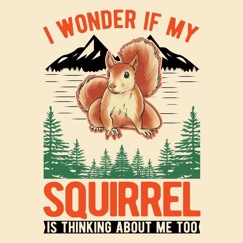 Eichhörnchen Geschenk Grauhörnchen Squirrel