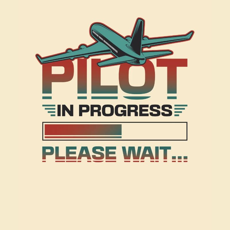 Pilot In Arbeit, Bitte Warten, Flugzeugtraining