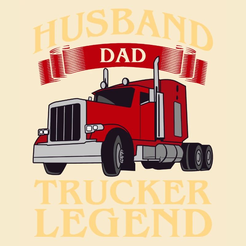 Ehemann Papa Trucker Legende