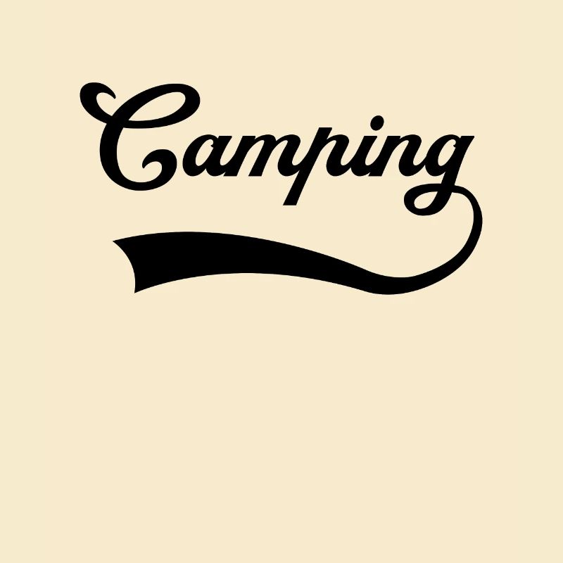 Camping Schriftzug